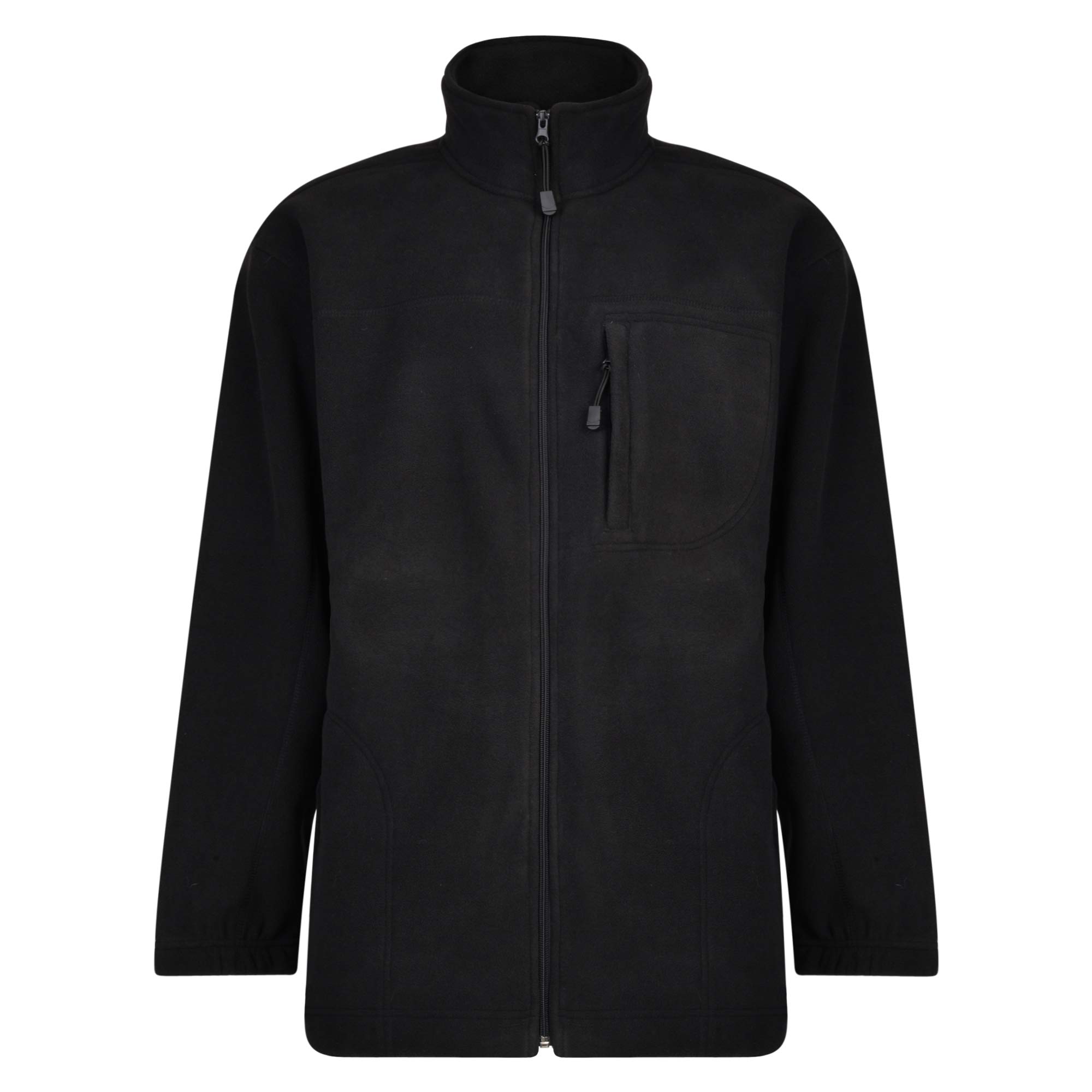 Espionage Fleece Jacket (2xl-6XL) Navy and Black (5XL, Black)