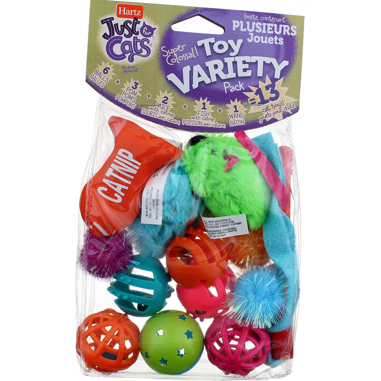 13 PC CAT TOYS