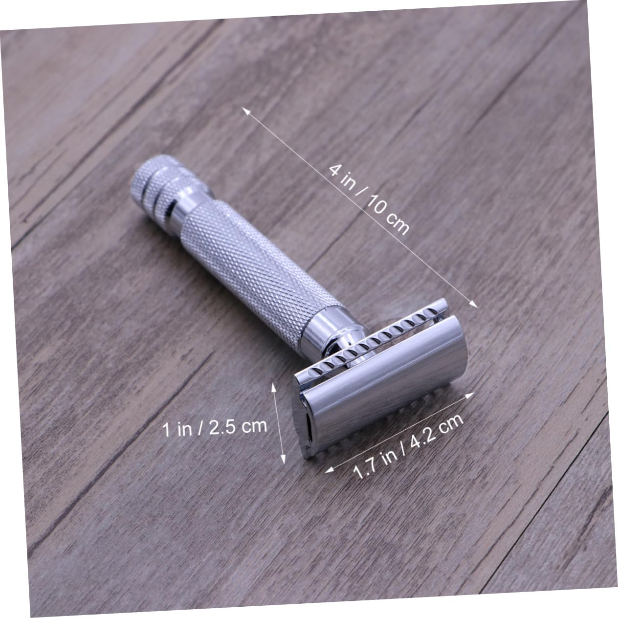 TOVINANNA Stainless Steel Safety Razor for Men Double Sided Razor Shaving Accessories Double Shaver
