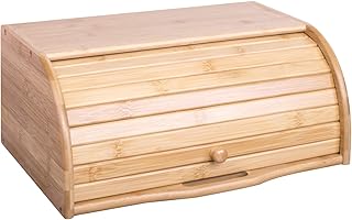 woodluv Bread Bin Countertop Bread Storage fo...,