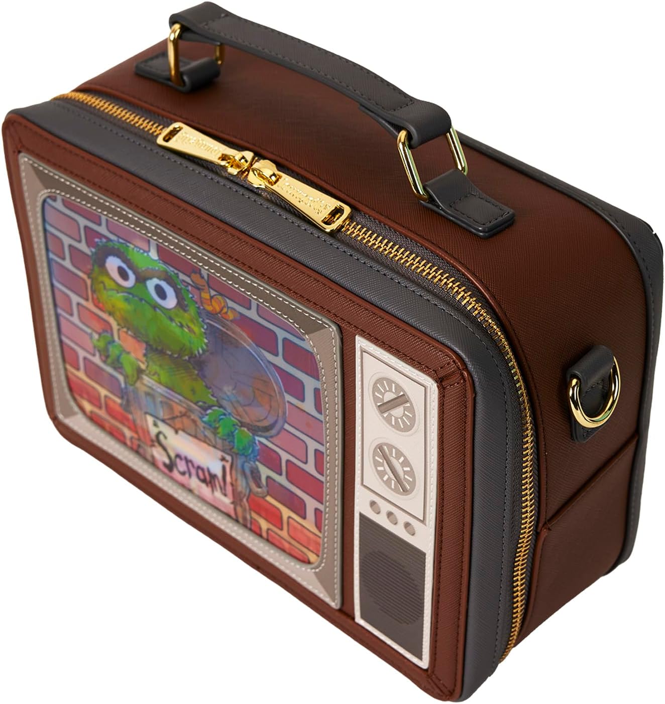 Loungefly Sesame Street Lenticular Retro TV Crossbody Bag Sesame Street Accessories