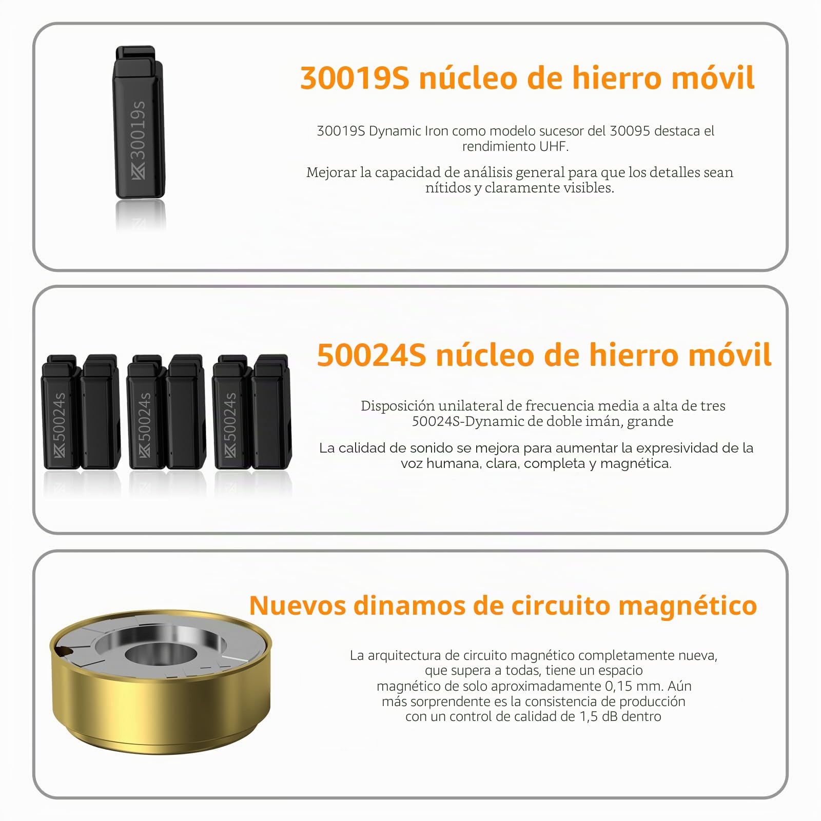 KZA COUSTICS KZ ZAR - Monitor intrauricular 1DD + 7BA Hybrid In Ear, auriculares HiFi Bass IEM, auriculares para videojuegos, cable de 2 pines, gato de 3,5 mm, músicos y audiófilos