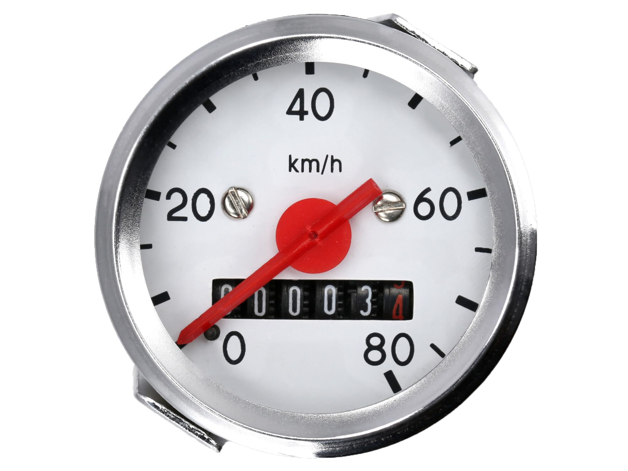 Tachometer Ø48mm bis 80km/h - für Simson KR51, SR4-1, SR4-2, SR4-3, SR4-4