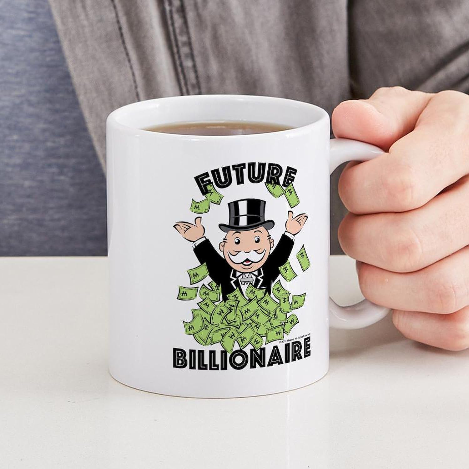 CafePress Monopoly Future Billionaire 11 oz (325 ml) Ceramic Coffee Mug