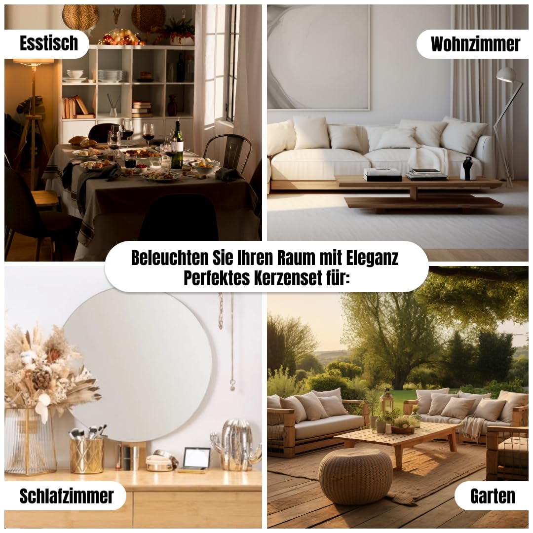Candele a LED con funzione timer, candela a LED con timer, candela tremolante, fiamma tremolante, set di 3 candele decorative, candele bianche, candele elettriche con batteria e funzione timer