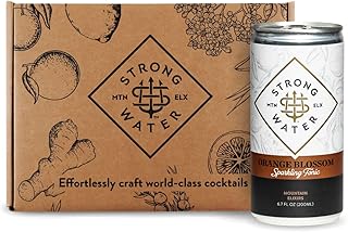 Sponsored Ad - Strongwater Orange Blossom Sparkling Tonic (12 Pack Cans) - Premium Craft Cocktail Mixer - Orange Tonic Wat...