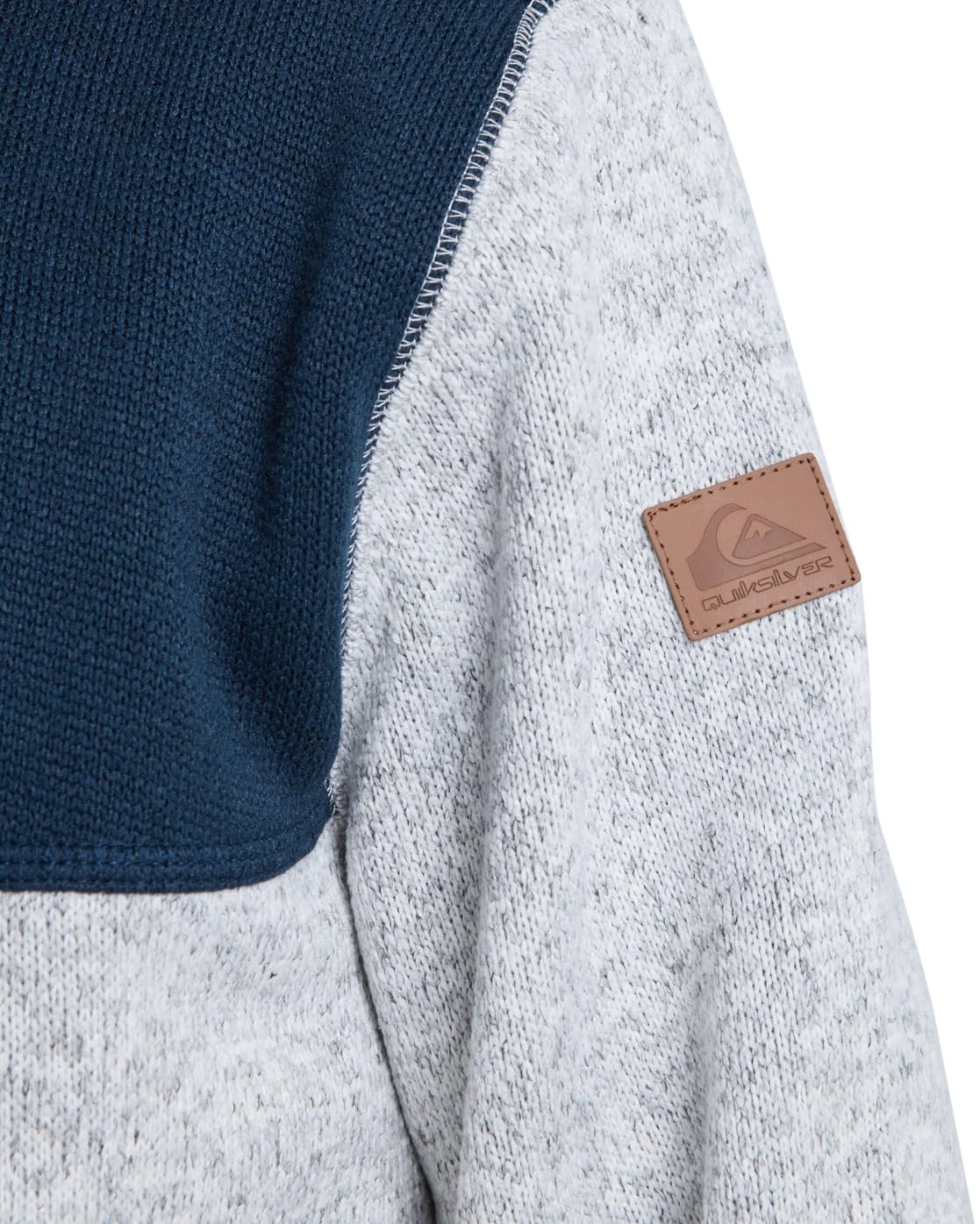 Quiksilver Keller Block Zip Suéter cárdigan Hombre (Pack de 1)