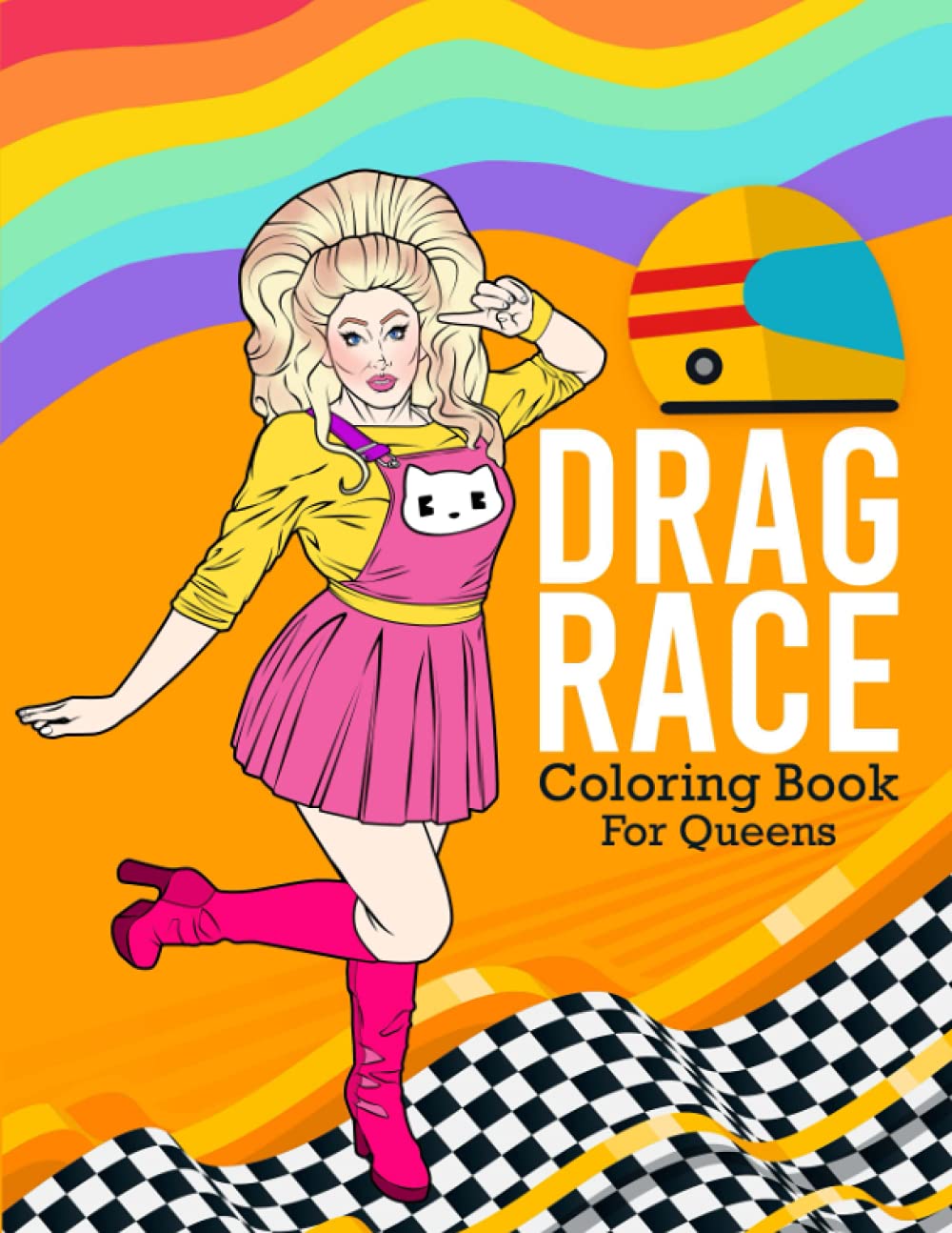 Drag Race Coloring Book For Queens: Great Adult Relaxing Pages To Color