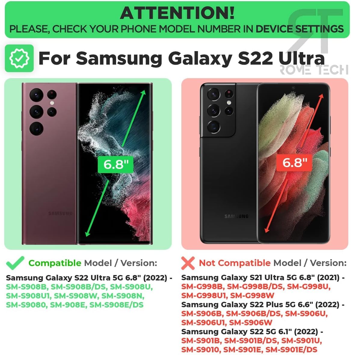 Designed for Samsung Galaxy S22 Ultra Case with Belt Clip Holster - Kickstand Cover Phone Case - Black - Image 2