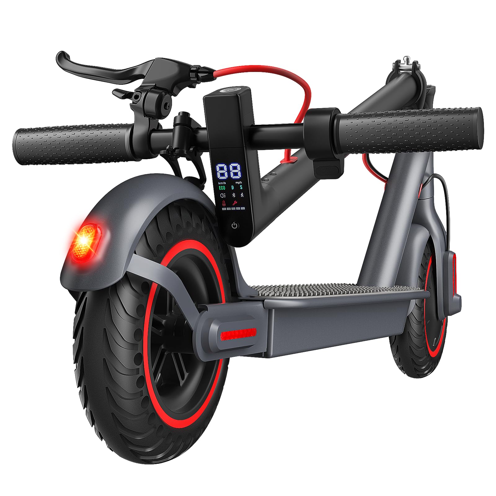 Electric Scooter Adult 500W Power 8 5 Solid Tire 12-16 Miles 18MPH Dual Braking Max Load 264 lbs