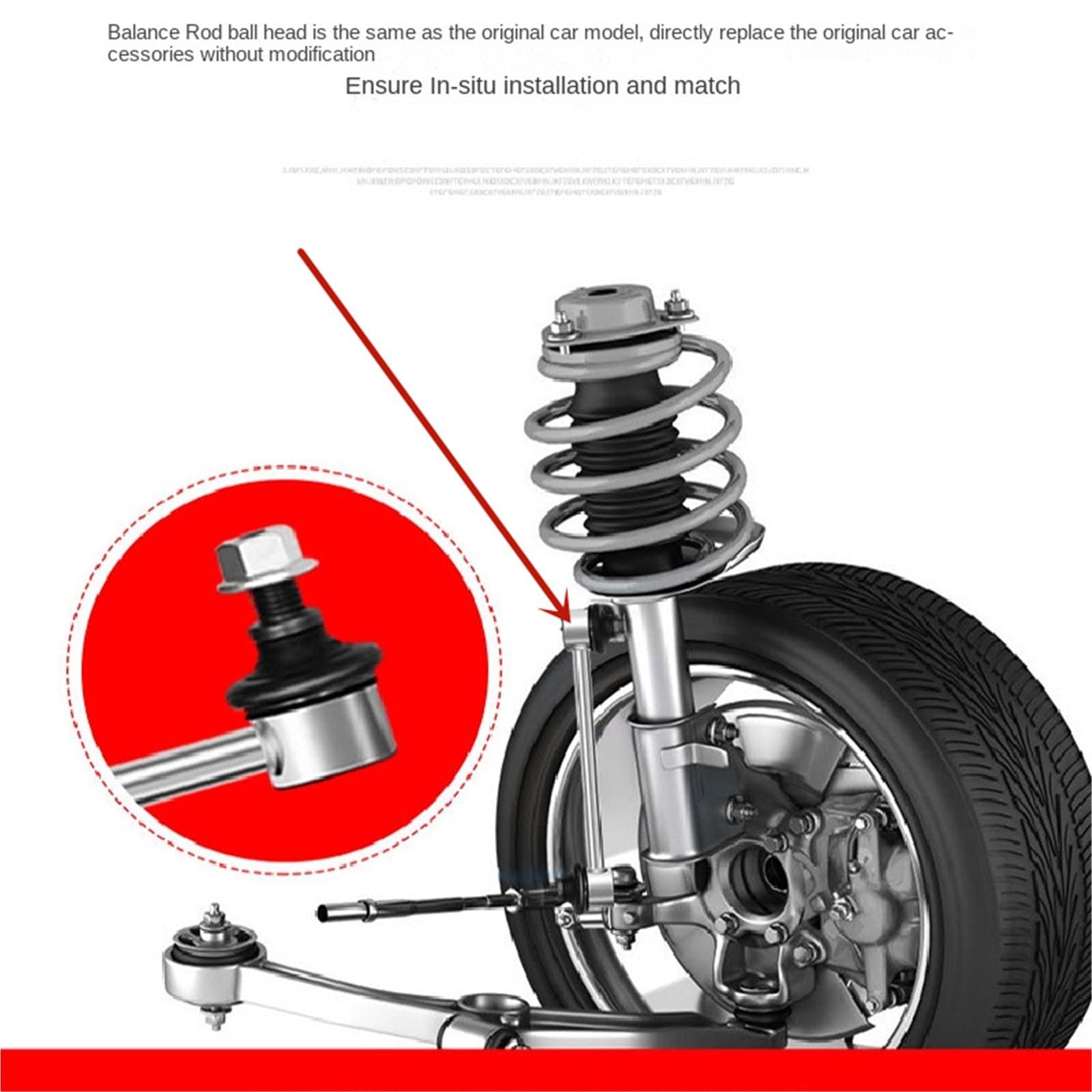 Łącznik stabilizatora samochodu pasuje do Geely Emgrand X7 GX7 Ex7 SX7 Suv Stabilizatory Poprzeczne(1 PCS)
