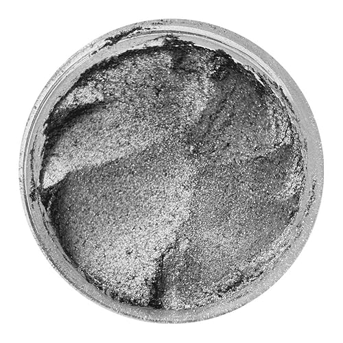 NU SILVER Luster Dust (0.11 onzas cada recipiente) polvo metálico brillante por Oh! Sweet Art Corp