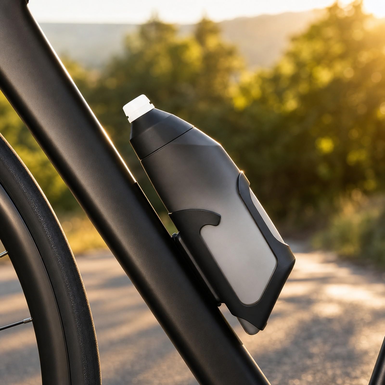 Portabidón Flexible Bidón Bicicleta para Triatletas, Estilo C