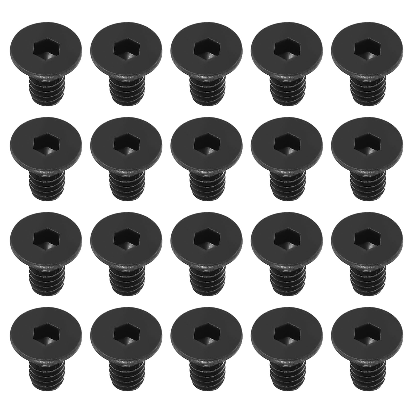 PATIKIL 1/4-20 x 1/2" Flat Head Socket Cap Screws