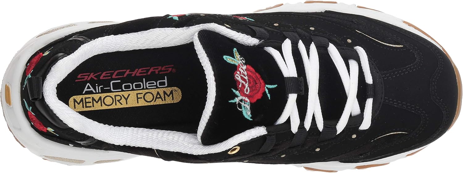 Skechers Women's D'Lites-Rose Blooms Sneaker