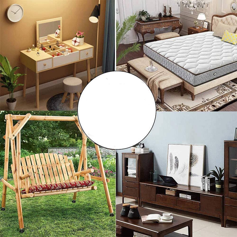 BREAKA Pies niveladores de 4 Piezas, niveladores de Muebles Ajustables, pies niveladores a Base de Goma, pies roscados for Muebles (Size : D80*M20*150MM)