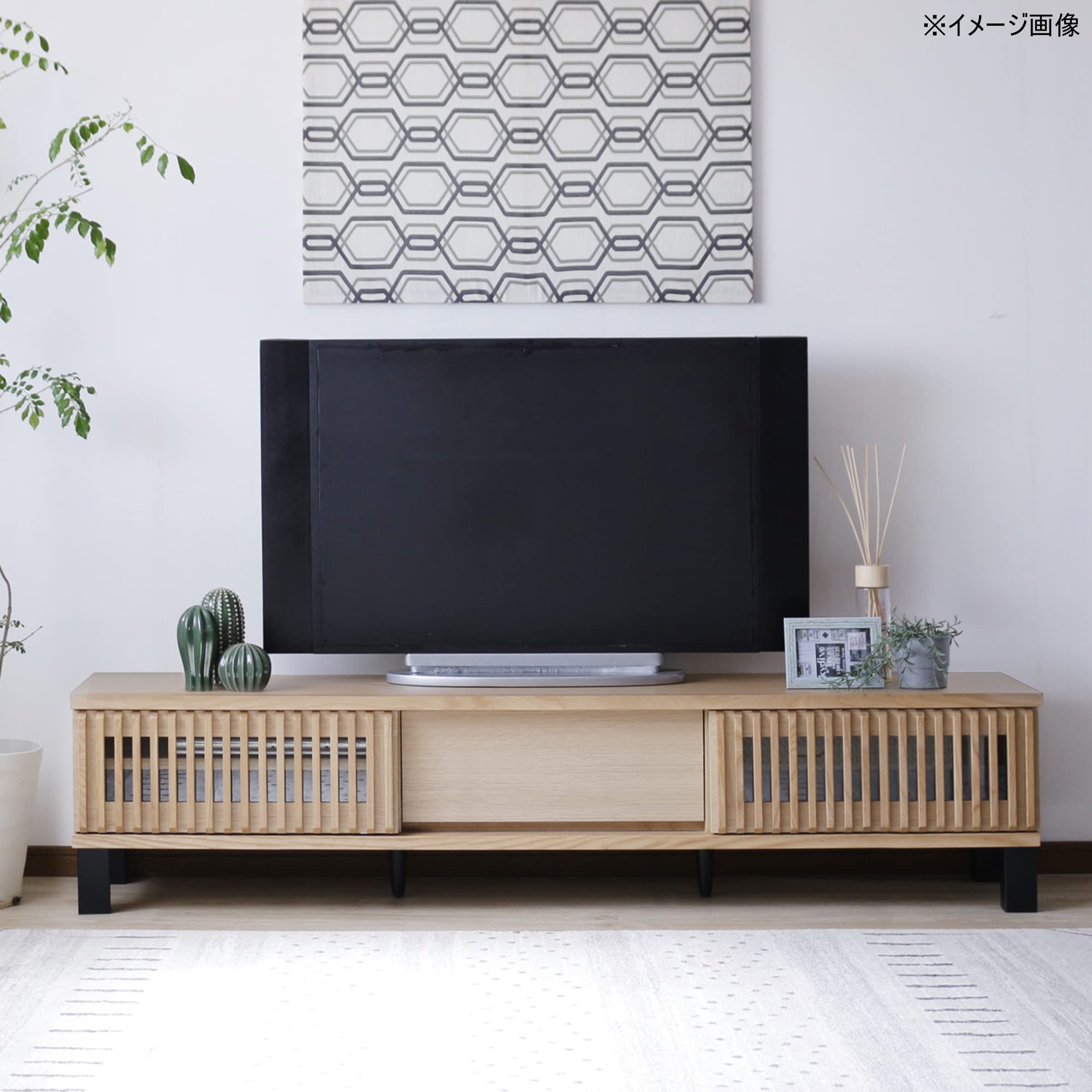 Amazon｜関家具(Sekikagu) テレビボード ナチュラル色 幅170 384233