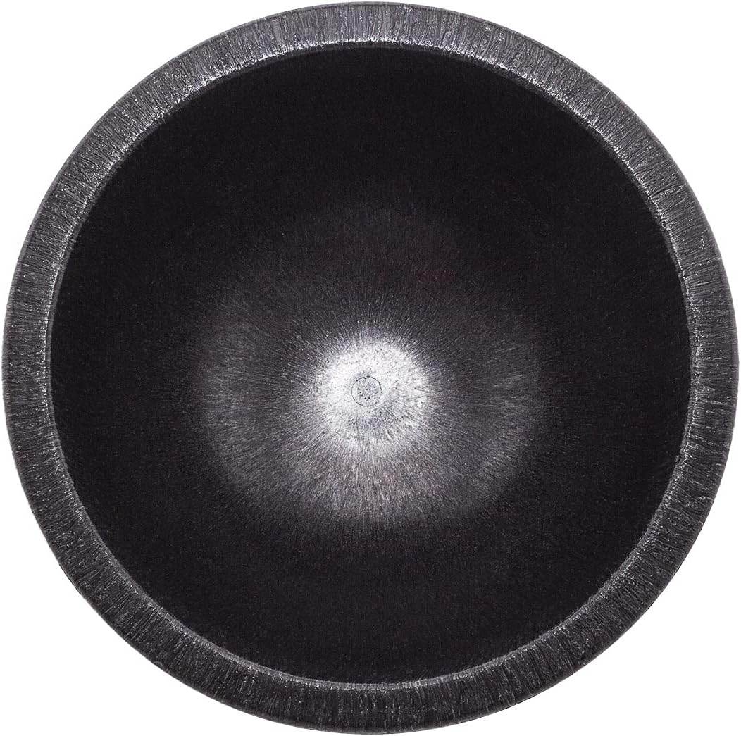 Restaurantware 56 oz Round Black Plastic Thermal Molcajete Bowl, 10 Pack