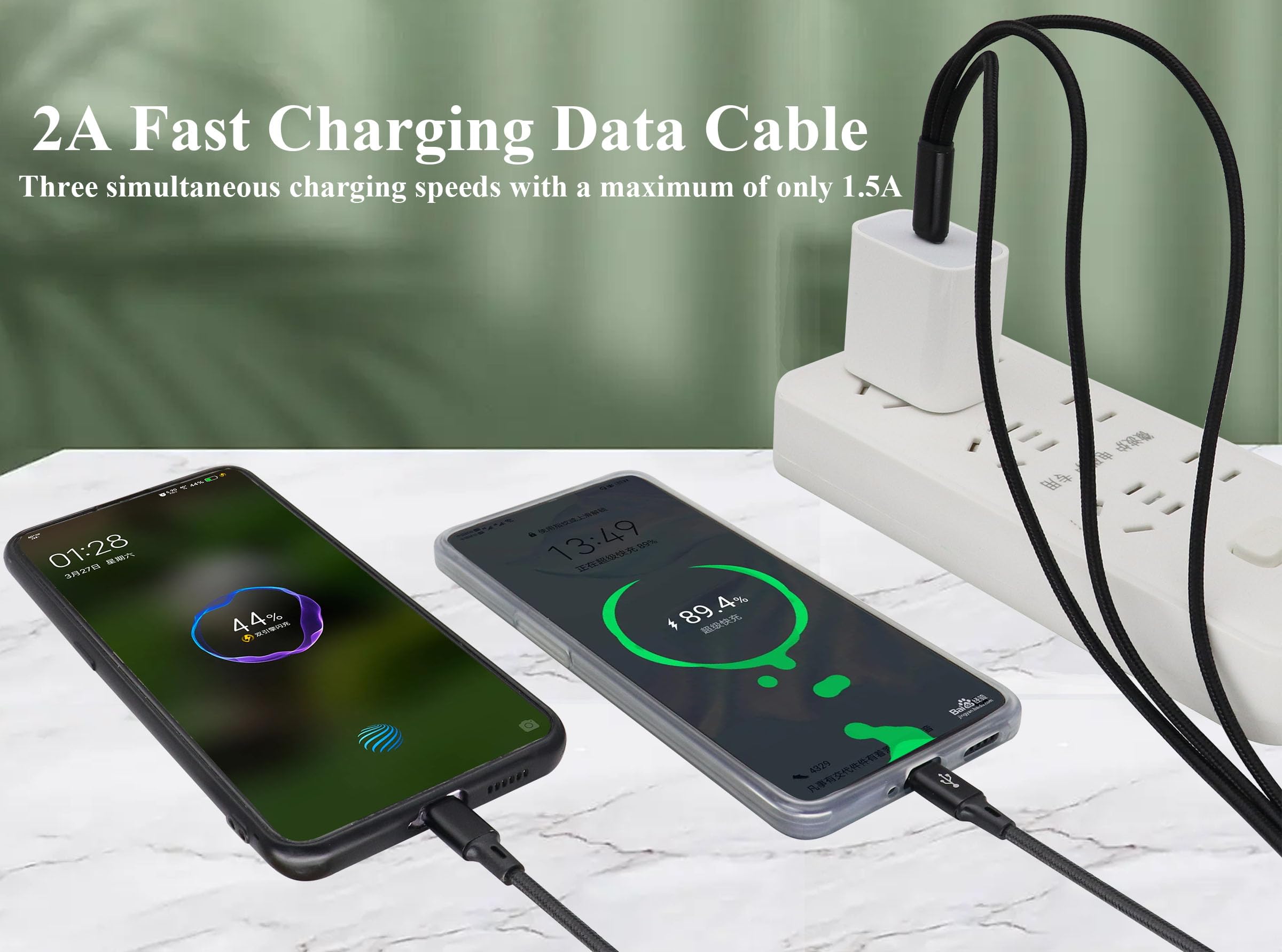 Amazon.com: AAOTOKK 2 Pack/4Ft USB C Y Splitter Cable - Nylon