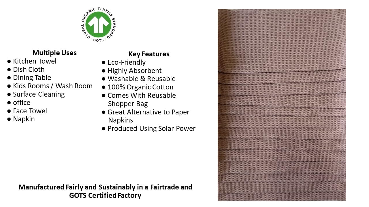 Paños de cocina de algodón orgánico con lazo (paquete de 12) 12 x 12 pulgadas, ultra absorbentes, duraderos, lavables a máquina, toallas multiusos para cocina, baño, lavavajillas, limpieza, malva