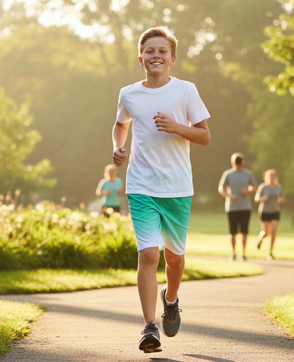 Cozople 7-16T Teen Boys Swim Trunks Quick Dry UPF 50+ Swimwear Bathing Suit for Big Boys Beach Swim Boards Shorts - Image 5