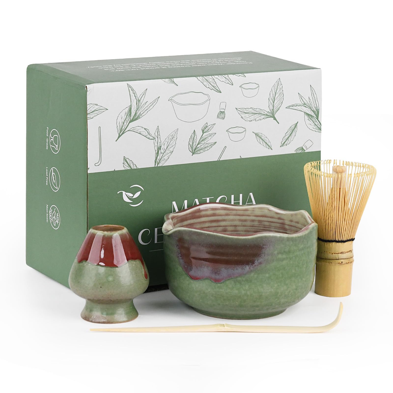 Ceramic Matcha Set (Forest Glow)-image-45