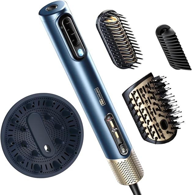 Sèche-cheveux Wand DigitalAIRE 997NC InfinitiPro par Conair, Sèche-cheveux, Lisseur, Styler, Tout-en-Un, Sèche-cheveux Puissant, Brosse de Séchage Rapide avec Performances Élevées de Lissage, Volumisation et Stylisation