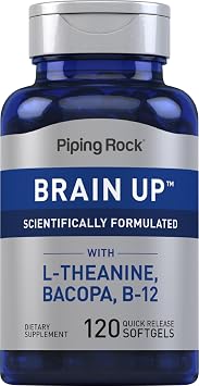 Piping Rock Brain Up Supplement | 120 Softgels