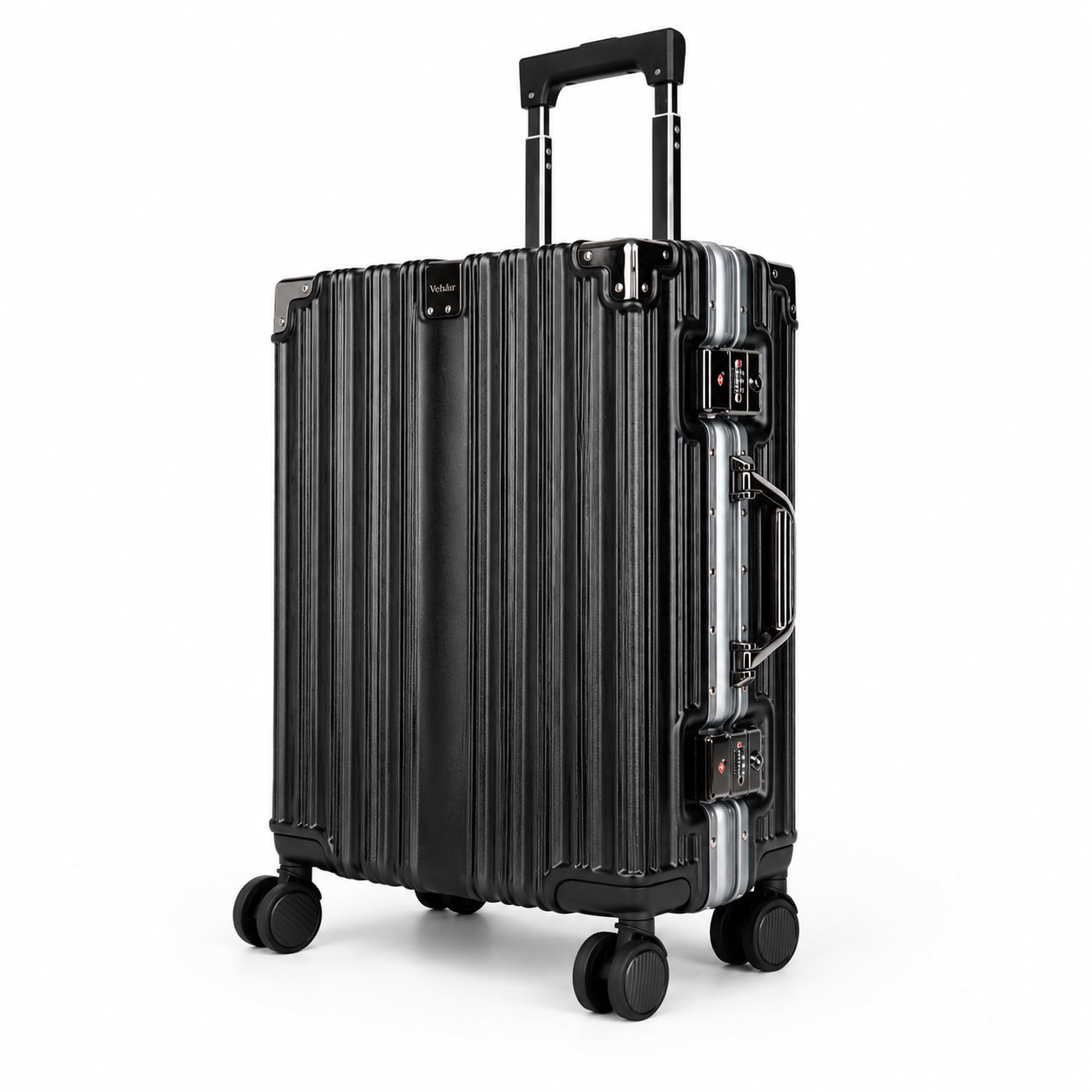 Static Pro Swiss Designed Hard Side Luggage – 20″ Medium Spinner Suitcase with TSA Lock, 4 Dual Spinner Wheels, Expandable, Durable Travel & Business Carry-On – 1 Year Warranty (Black)-image-32