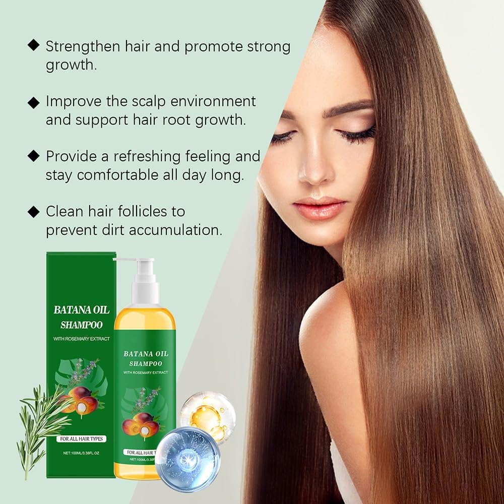 Shampoo idratante nutriente volumizzante, detergente delicato delicato for capelli morbidi, lisci e lucenti(2PCS)