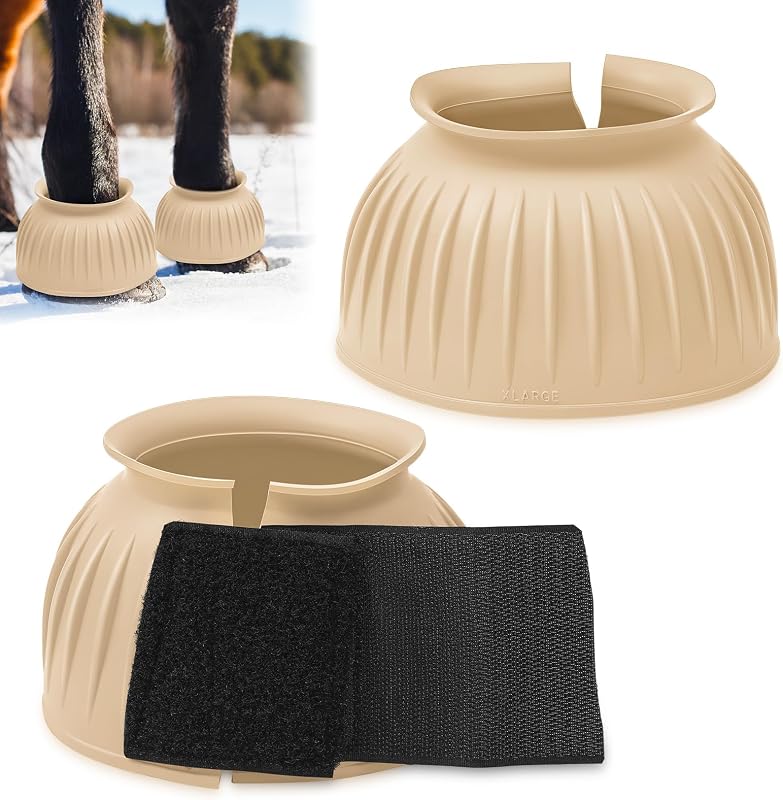 Bota Bell para Cavalos de Silicone Abbylike SMO2726 Grande, 1 Par