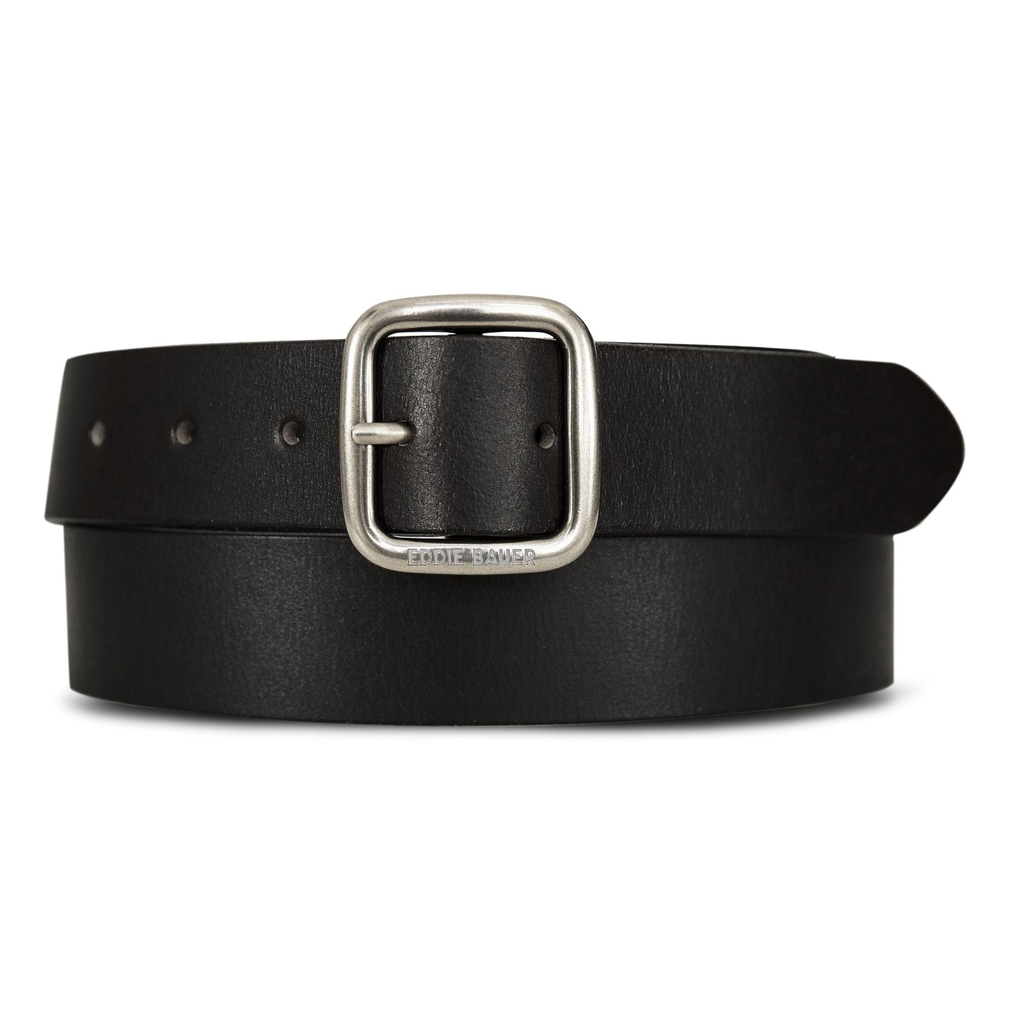 Eddie Bauer Womens Casual Leather Belts with Durable Metal Buckle