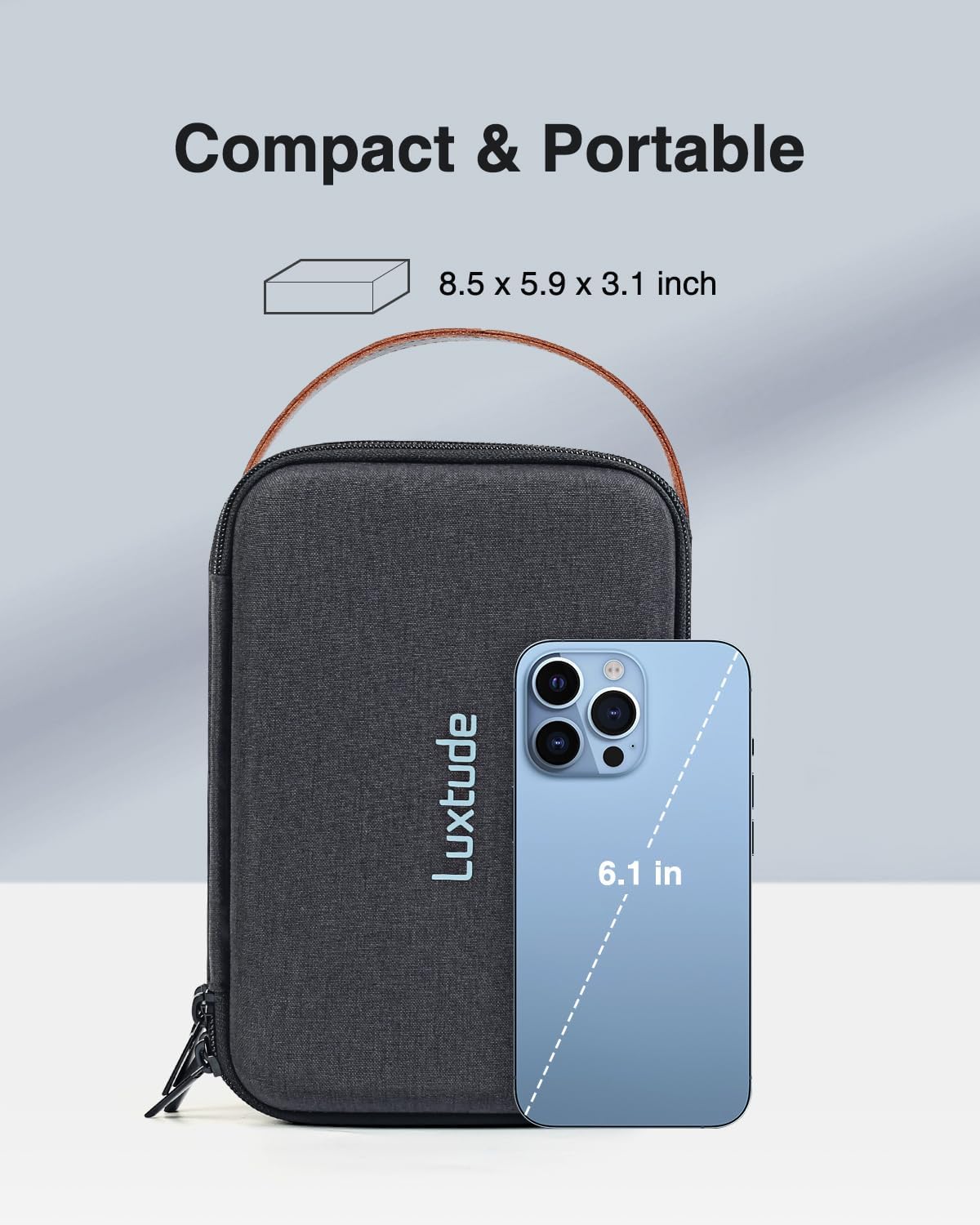 Luxtude 2 Pack Electronics Organizer