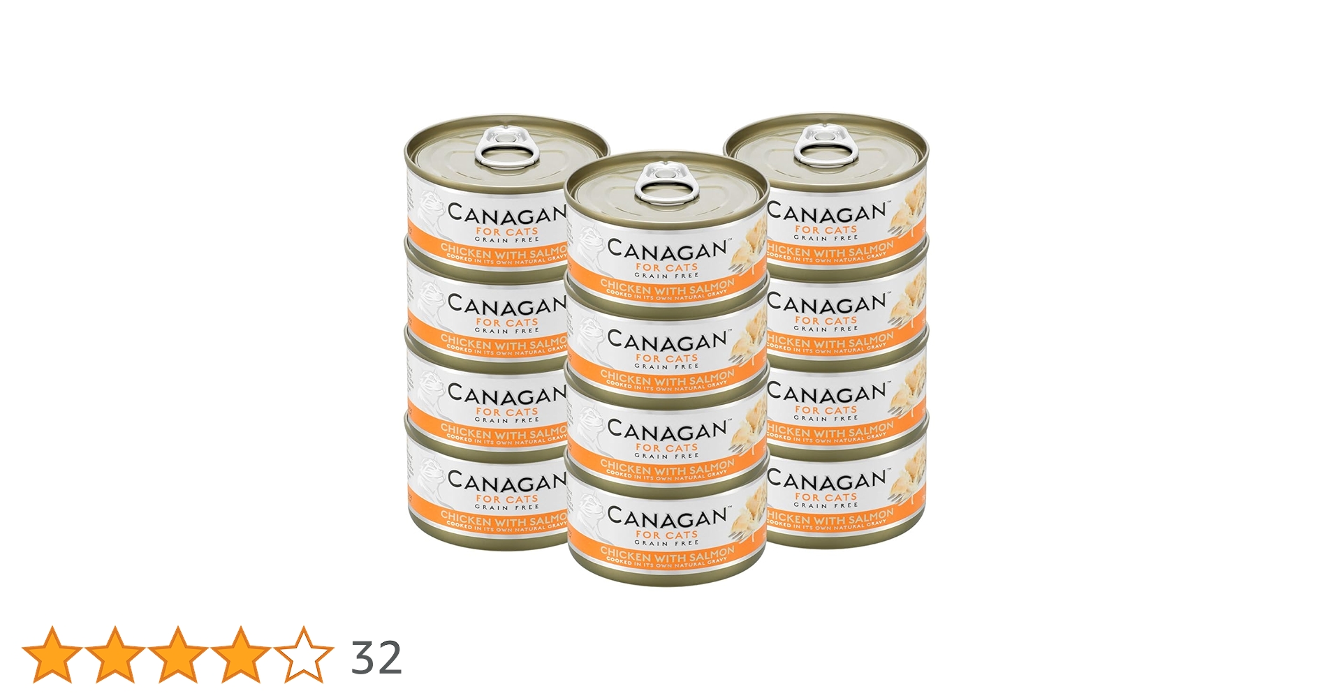 カナガン　キャットフード　ウェット　75g×12個2セット+3個　CANAGAN Amazon.co.jp: カナガン キャットフード チキン＆サーモン