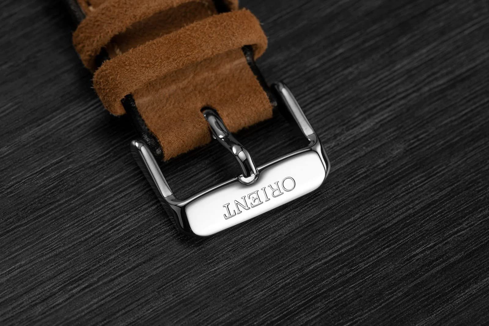 Orient Mężczyźni Bambino Automatic Zegarek, Czarny/Brązowy, Ø 42 mm