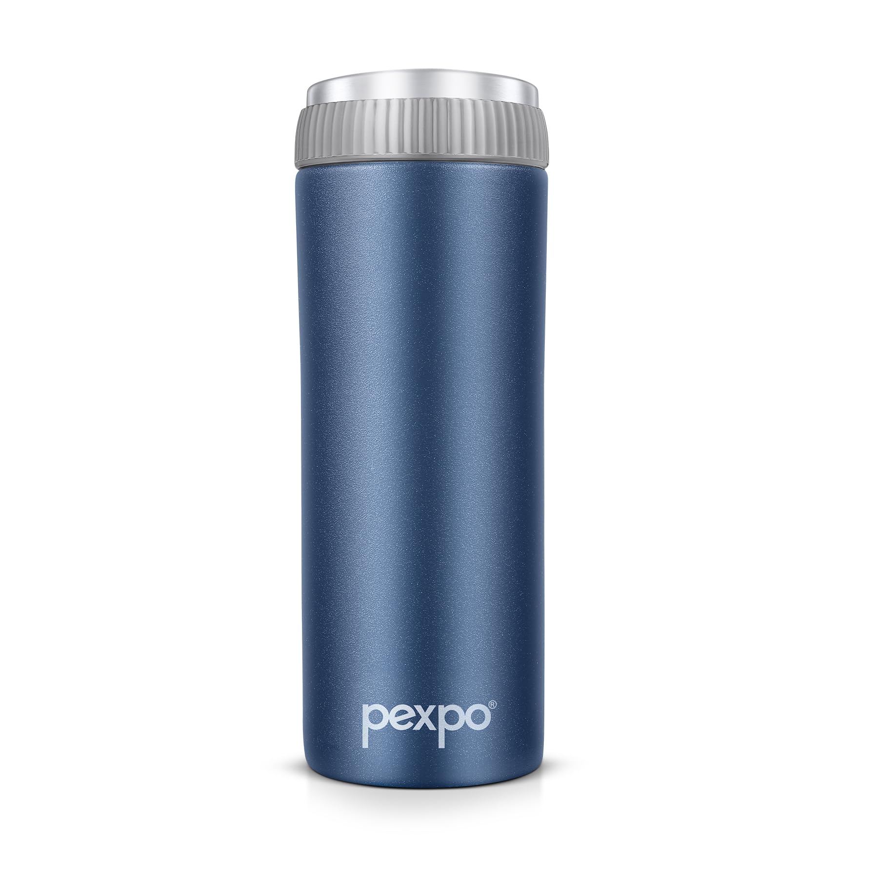 PEXPO Customized/Personalized Hot & Cold Stainless Steel Flask with Name, Crypto 500ml Denim Blue Vacuum Insulated Flask || Wide Mouth || Gym || Office || School || (Set of 1) (B0CW6B8DYC) Amazon Price History, Amazon Price Tracker