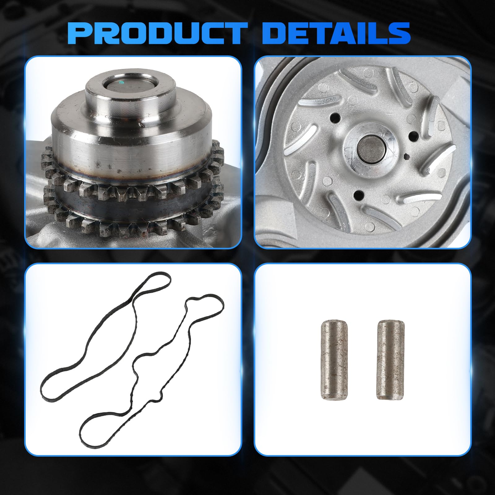 Pompe A Eau FORD Moteur 3.5L / 3.7L V6 - Hybrid Motors Group