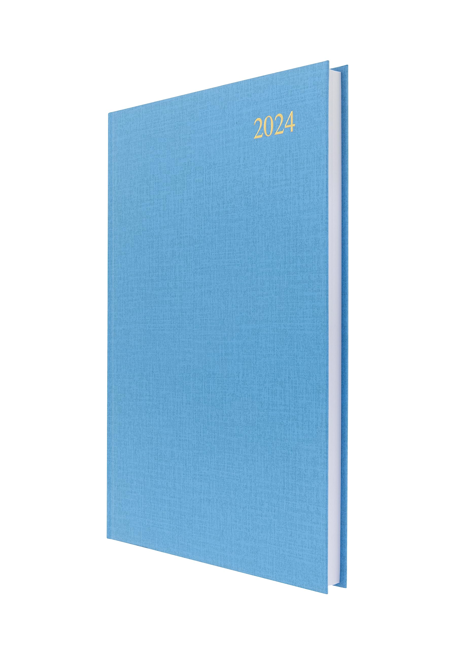 Collins Debden Collins Essential A4 Diary 2024 Daily Planner - 2024 Page A Day Diary, Journal & 2024 Planner - Business, Office, Academic and Personal Use - A4 Size (Light Blue)