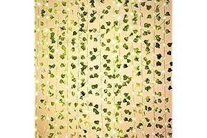 168' Flowery Twinkle Lights: Lush Ivy Greenery Adorned with Twinkling LEDs