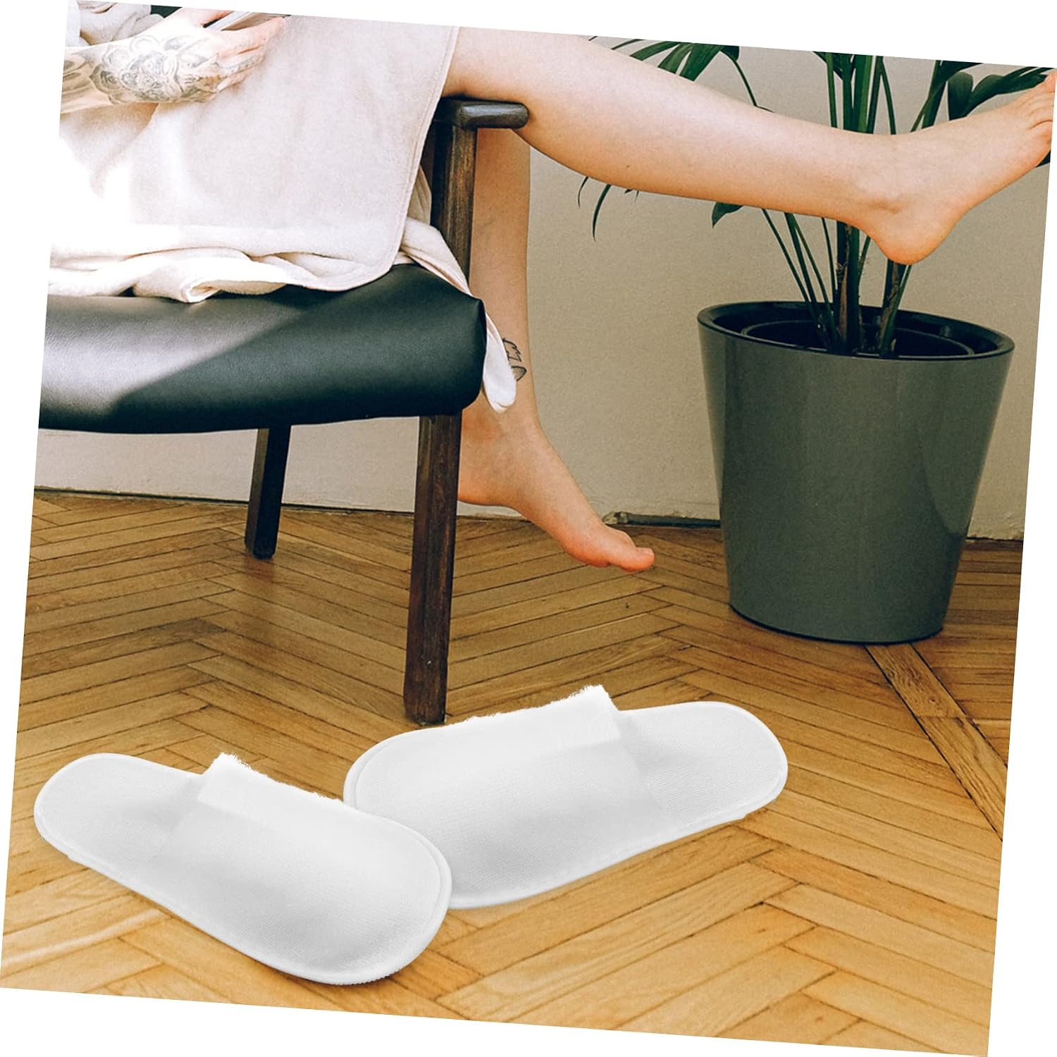 NOLITOY 12pairs Washable Slip Slippers Unisex Hotel Travel Slippers Cozy for Men Women Lightweight Compact