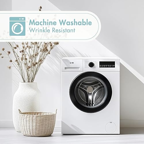 Miniatura 10 de Madison Park Juego de edredón, juego de edredón floral de sirsaca tamaño Queen, edredones de microfibra, edredón ligero para todas las estaciones,