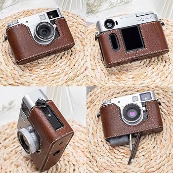 Amazon.co.jp: For Fuji X-half 専用 カメラケース PUレザー 本