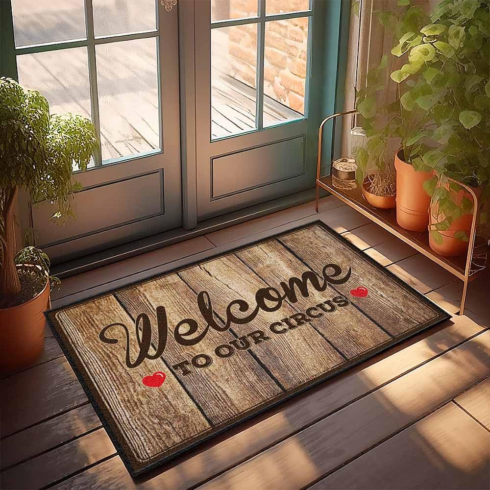 Paillasson Thankful Circus 50x80 cm le cadeau parfait pour décorer un bar maison
