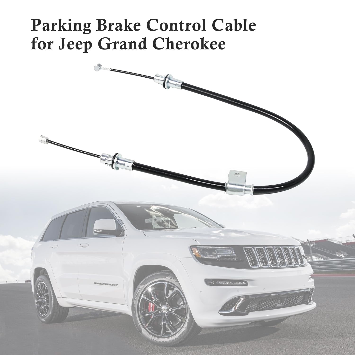 Genuine GM Rear Driver Side Parking Brake Cable Assembly 25830088 - View #2