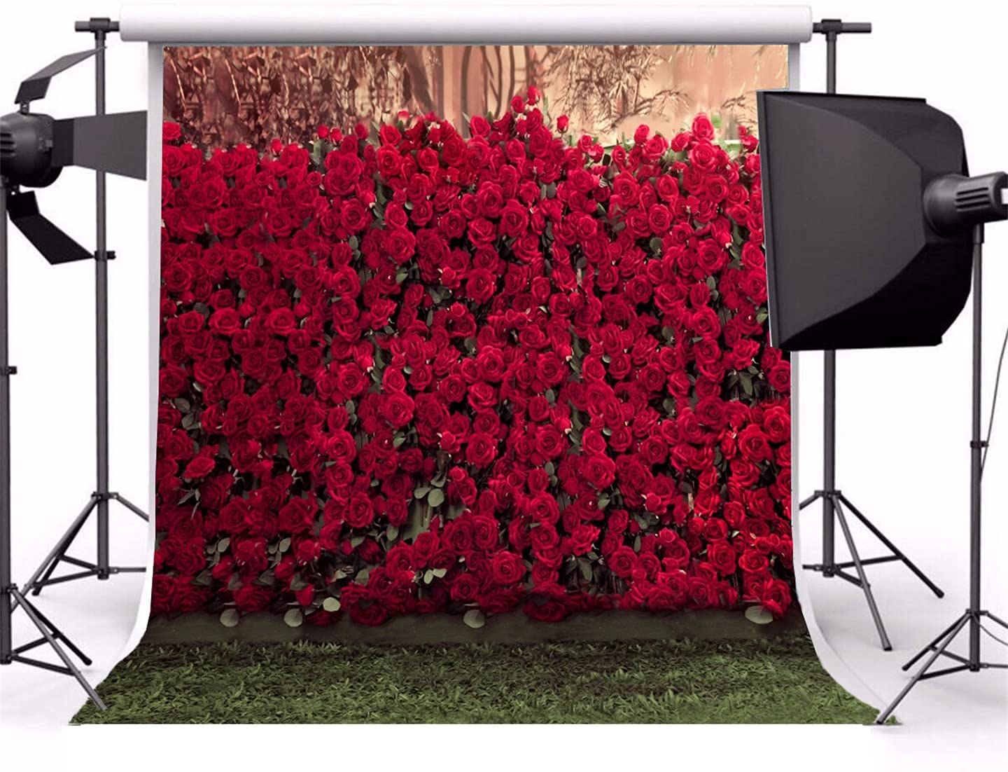 Aazon.co : AOFOTO 10x7ft Beautiful White Blue Flowers Background For - View #11