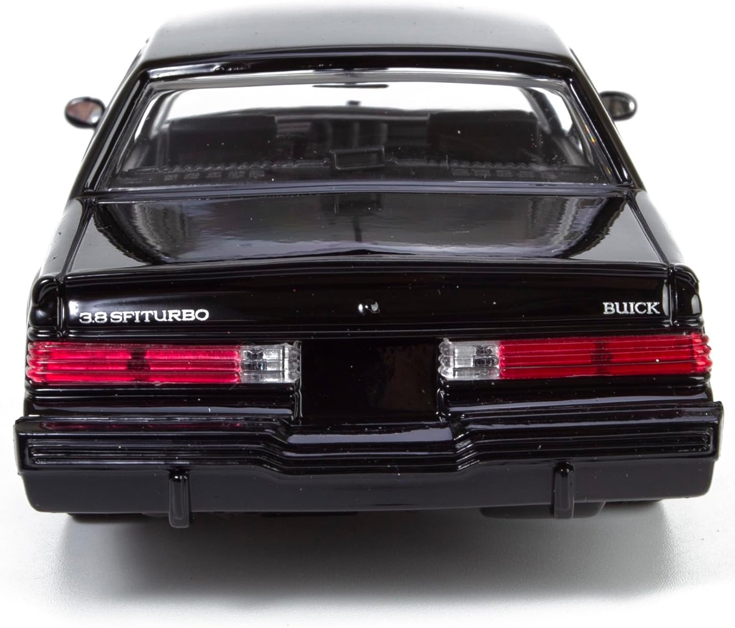 All Star Toys 1987 Buick Regal 3.8SFI Turbo T-Type Grand National Black w/Deep Dish Custom Wheels 1/24 Diecast Model Lowrider Car Exclusive Motormax 73319
