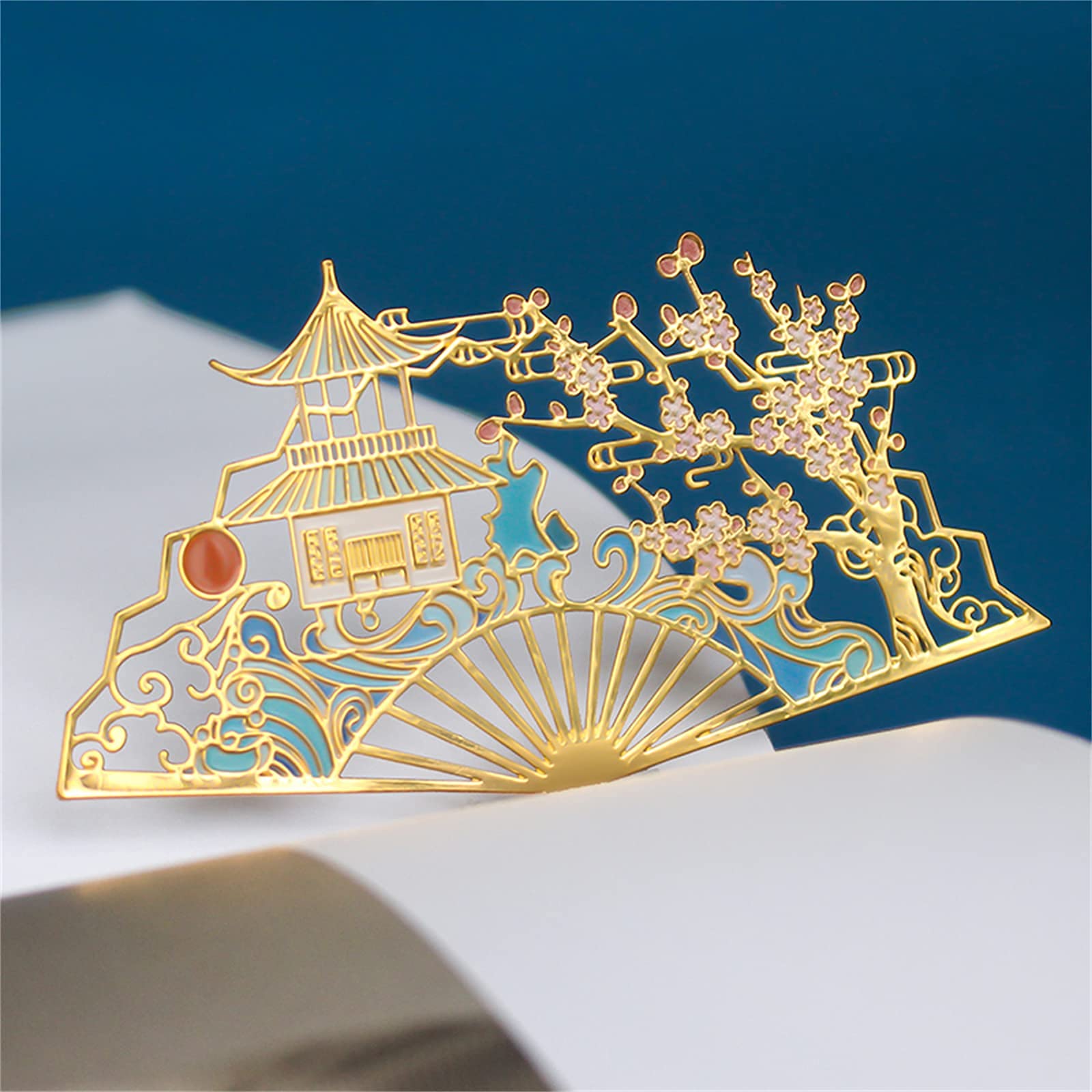 Bayannur 栞 古典的な中空の金属のしおり、絶妙な文学的および芸術的 Amazon | Bayannur 栞 古典的な中空の金属のしおり、絶妙な文学