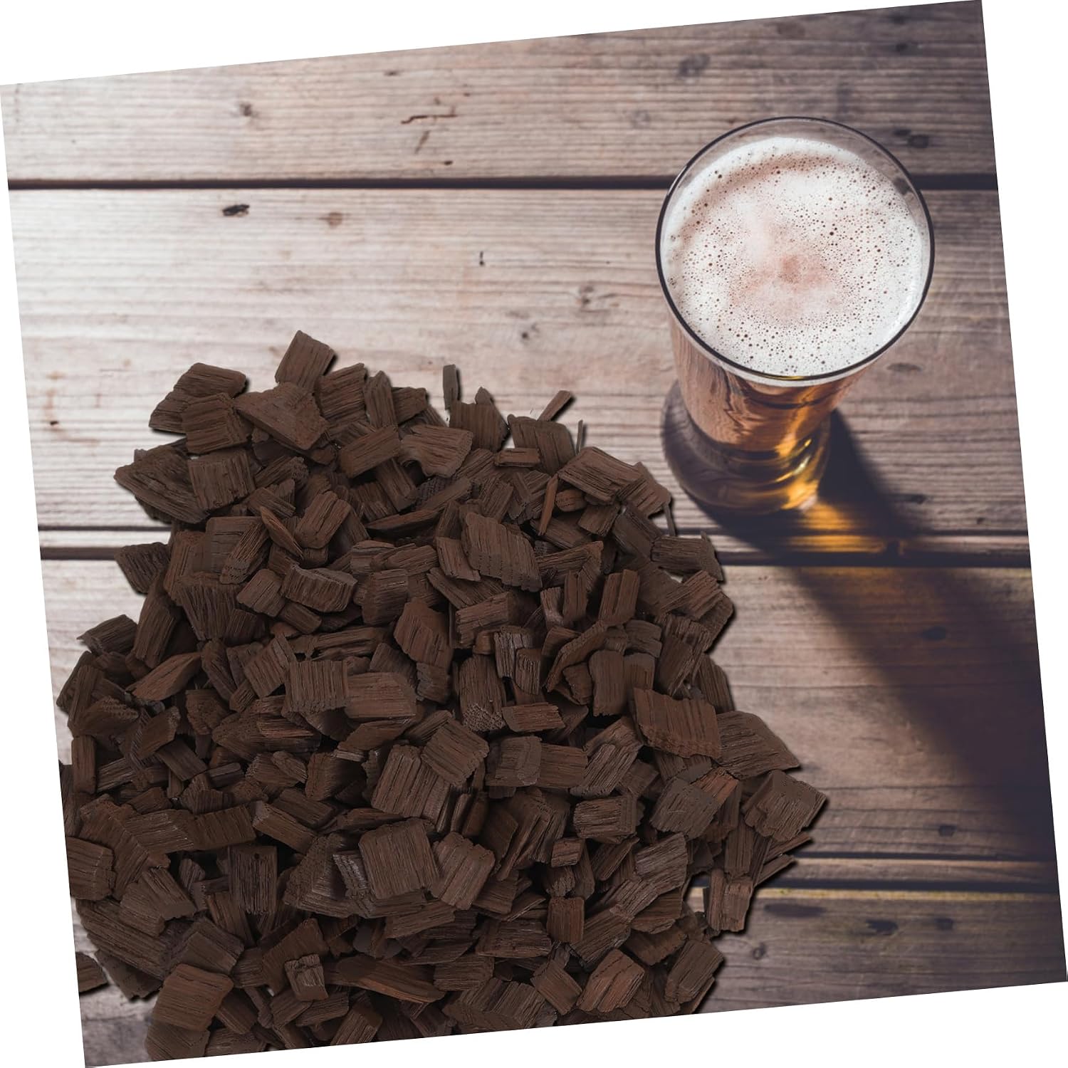 Luxshiny Wine Brewing Supplies French Oak Chips Heavy Toasted Wine Oak Chips Home Brewing Making