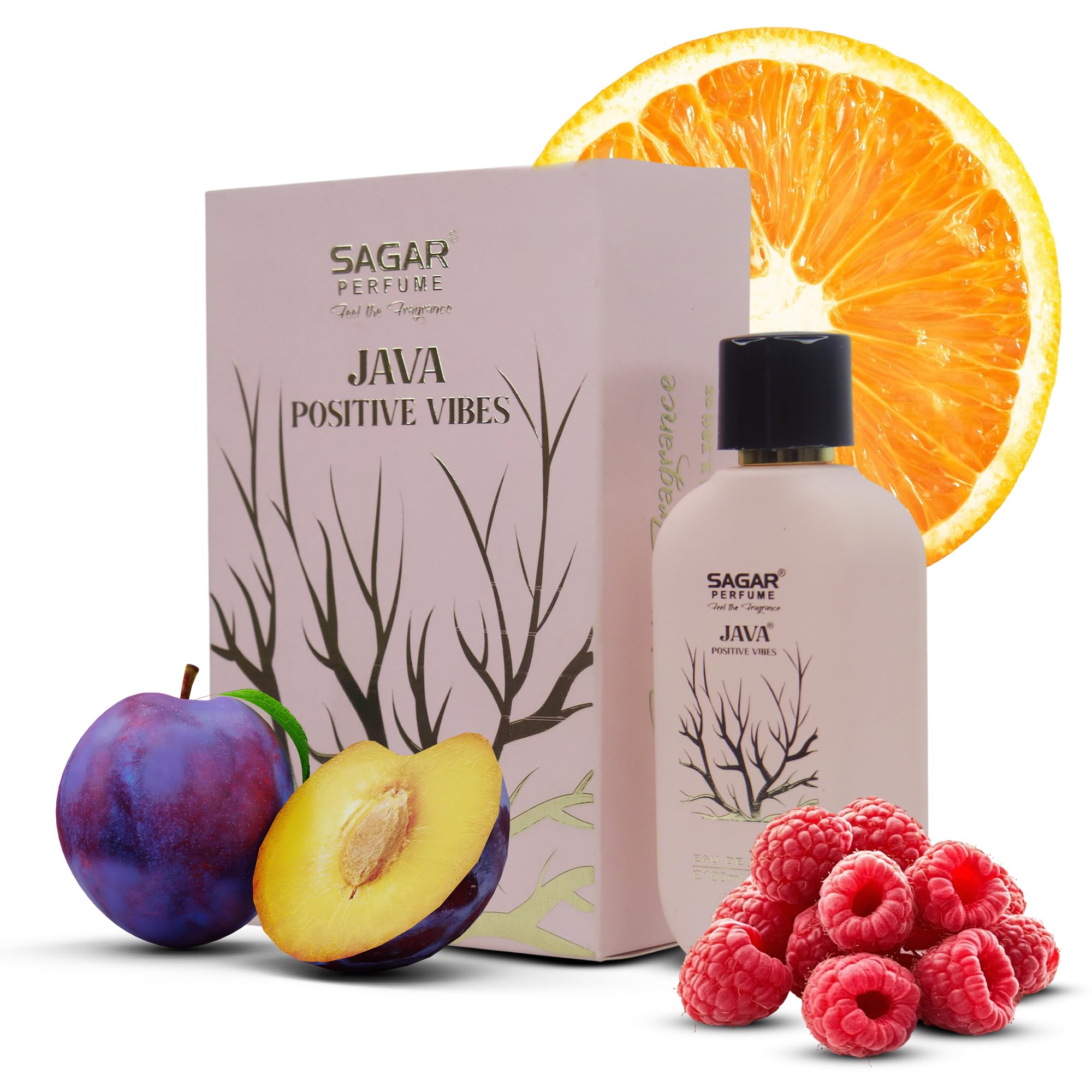 SAGAR JAVA POSITIVE VIBE PEACH 100ML | UNISEX PERFUME 100ML | FLORAL & FRESH NOTES | LONG-LASTING FRAGRANCE FOR MEN & WOMEN | EVERYDAY WEAR | 100 ML JAVA POSITIVE VIBE PEACH-image-37
