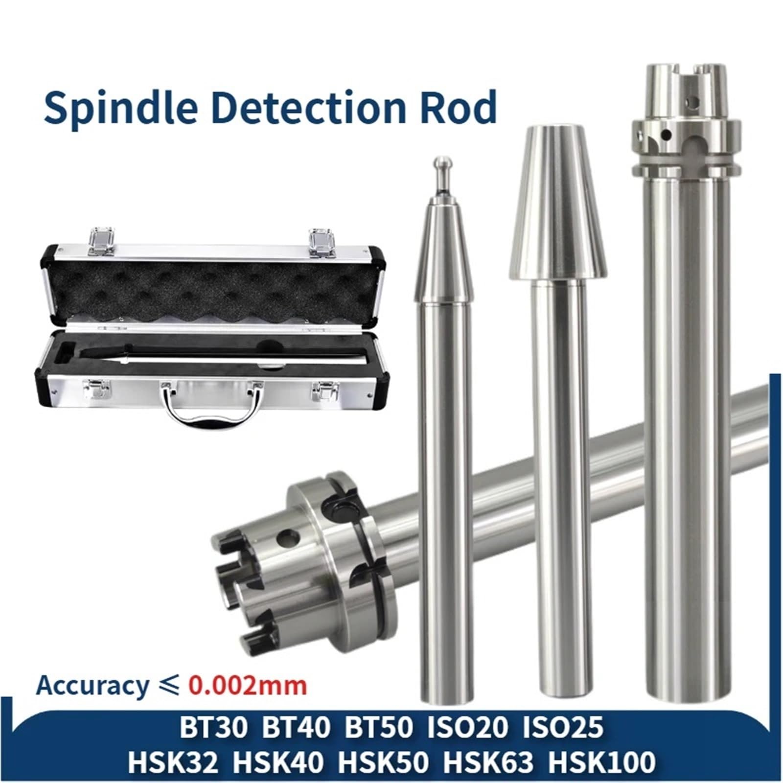 CNC Mandrino Asta Di Rilevamento Strumento Prova Per Macchina Tornio Per Mini Portautensili(BT40-D40-300L)